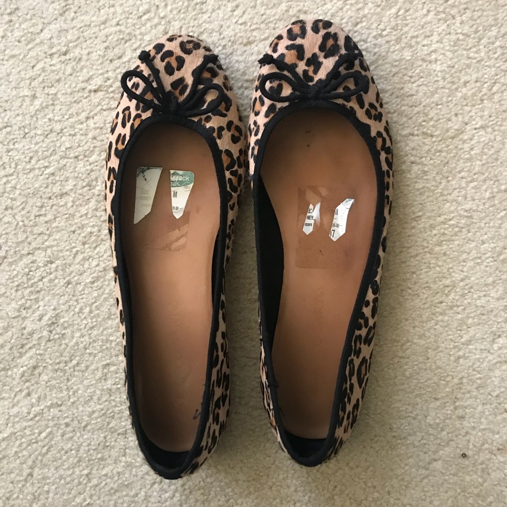 Franco Sarto Animal Print Ballet Flats